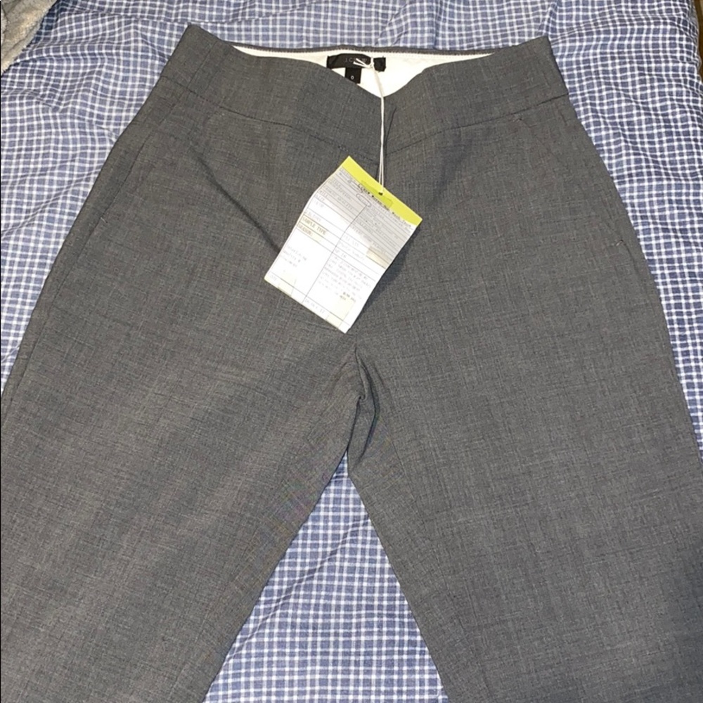 Jcrew Lines Edie Trouser in Stretched Wool